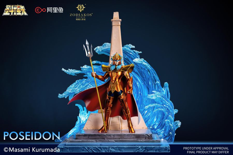 【預購】《正版授權》鑄刻 > 聖鬥士星矢 > 海皇波塞冬 (多版本) 鑄刻,聖鬥士星矢,海皇波塞冬,GK,玩具,收藏,擺件,模型,公仔,人偶,手辦,動漫
