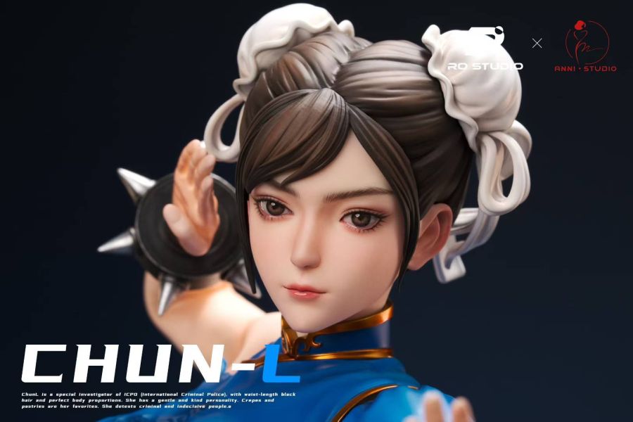 【預購】RO-Studio&ANNI-Stuidio > 快打旋風 > 1/4 精簡系列 戰鬥組 春麗 快打旋風,春麗,GK,玩具,模型,雕像,共鳴