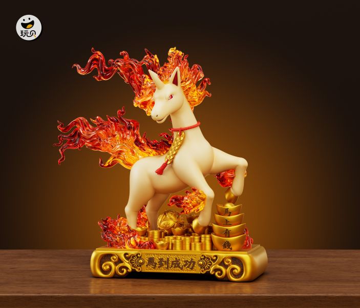 【預購】玩貝工作室 > 寶可夢 > 招財擺件 烈焰馬 (雙版本) 玩貝工作室,寶可夢,烈焰馬,GK,玩具,收藏,擺件,模型,公仔,人偶,手辦,動漫