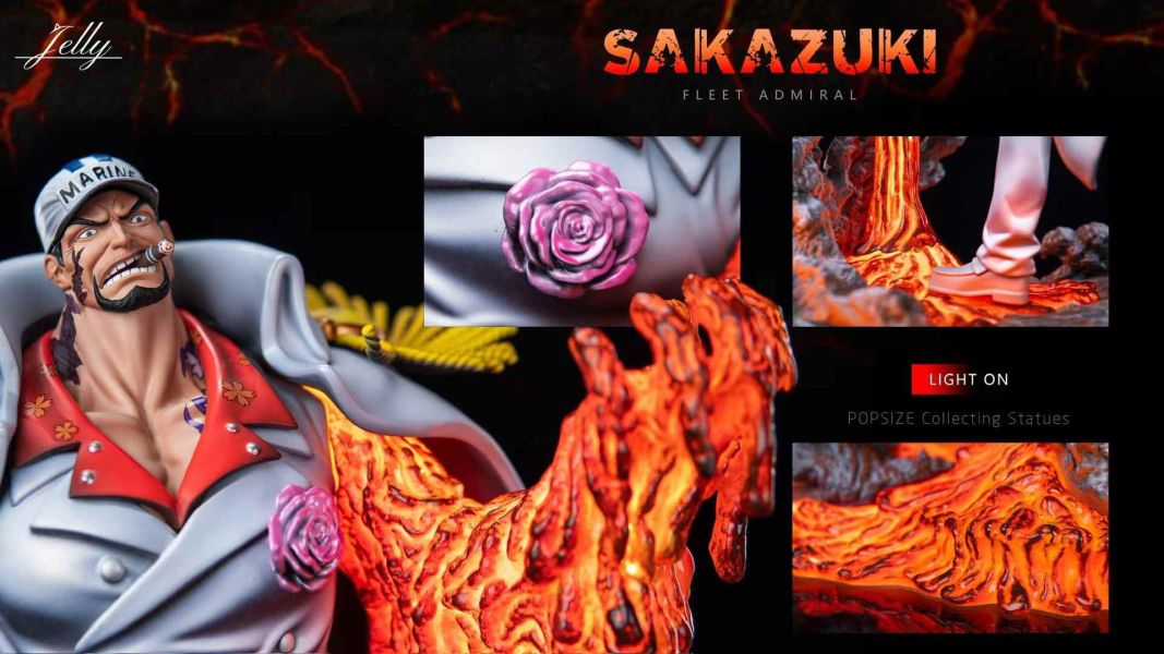 【預購】Jelly-Studio > 海賊王 > 海軍共鳴系列第一彈 海軍元帥赤犬·薩卡斯基 A+研究所,海賊王,香蕉鱷魚,GK,玩具,收藏,擺件,模型,公仔,人偶,手辦,動漫