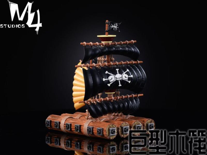 【預購】M4>海賊王>全員船系列第六彈 黑鬍子船 怪博士與機器娃娃,阿拉蕾,GK,玩具,模型,雕像,擺飾,收藏,共鳴
