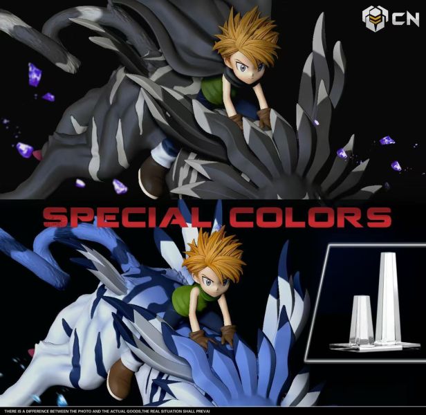 【售罄-代購/追加服務請洽客服】瘋巢-Studio > 數碼寶貝 > 石田大和&暗黑加魯魯獸 瘋巢-Studio,數碼寶貝,石田大和,暗黑加魯魯獸,GK,玩具,收藏,擺件,模型,公仔,人偶,手辦,動漫