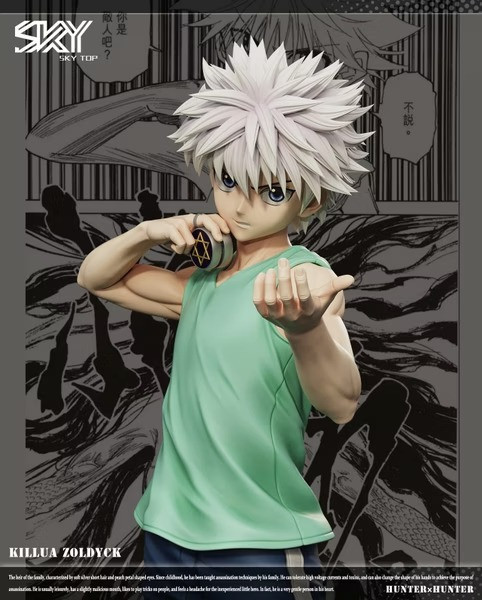 【售罄-代購/追加服務請洽客服】Sky Top X HUNTERxHUNTER全職獵人 1/4 & 1/6 手握溜溜球 奇犽·揍敵客 
