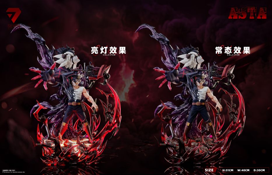 【預購】Seven-Studio > 黑色五葉草 > 海外限定 黑色四葉草·阿斯塔·惡魔同化 Li-Studio,鏈鋸人,蕾潔,GK,玩具,收藏,擺件,模型,公仔,人偶,手辦,動漫