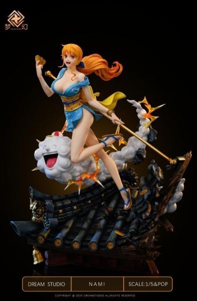 【海外現貨】Dream夢幻 > 海賊王 > 1/5 輕雕像第一彈 和之國 娜美(雙頭雕) 海賊王,航海王,onepiece,羅羅亞·索隆,雙頭雕,閻魔霸纏,Dream夢幻,POP比例,GK,玩具,模型,雕像,共鳴