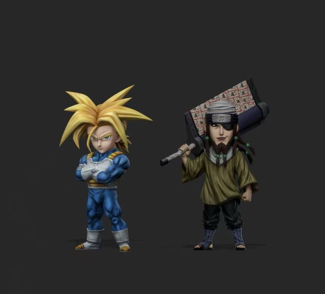 【預購】Power-Studio > 七龍珠 & 火影忍者 > 特蘭克斯 & 無梨甚八 Power-Studio,七龍珠,貝吉塔,GK,玩具,收藏,擺件,模型,公仔,人偶,手辦,動漫