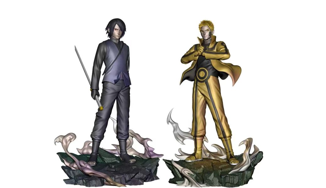 【預購】CTBZ-Studio > 火影忍者 > 1/6 金發中登 漩渦鳴人 & 黑發中登 宇智波佐助 Ciel Indigo,明日方舟,祀,GK,玩具,收藏,擺件,模型,公仔,人偶,手辦,動漫