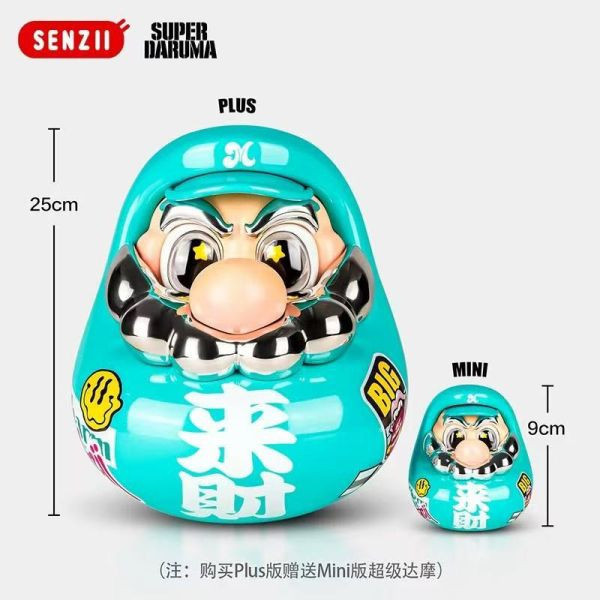 【預購】SENZII千紙 > 任天堂 > 超級達摩SuperDaruma《來財》(雙版本) SENZII千紙,任天堂,超級達摩,GK,玩具,收藏,擺件,模型,公人偶,手辦,動漫
