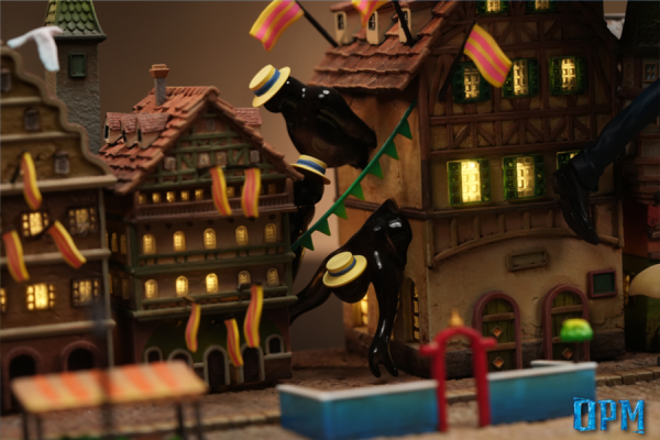 【補款】OPM-Studio>宮崎駿>桌面小場景系列006 霍爾的移動城堡 蘇菲與霍爾空中漫步 宮崎駿,霍爾的移動城堡,蘇菲與霍爾空中漫步,OPMStudio,GK,玩具,模型,雕像,擺飾,收藏,共鳴