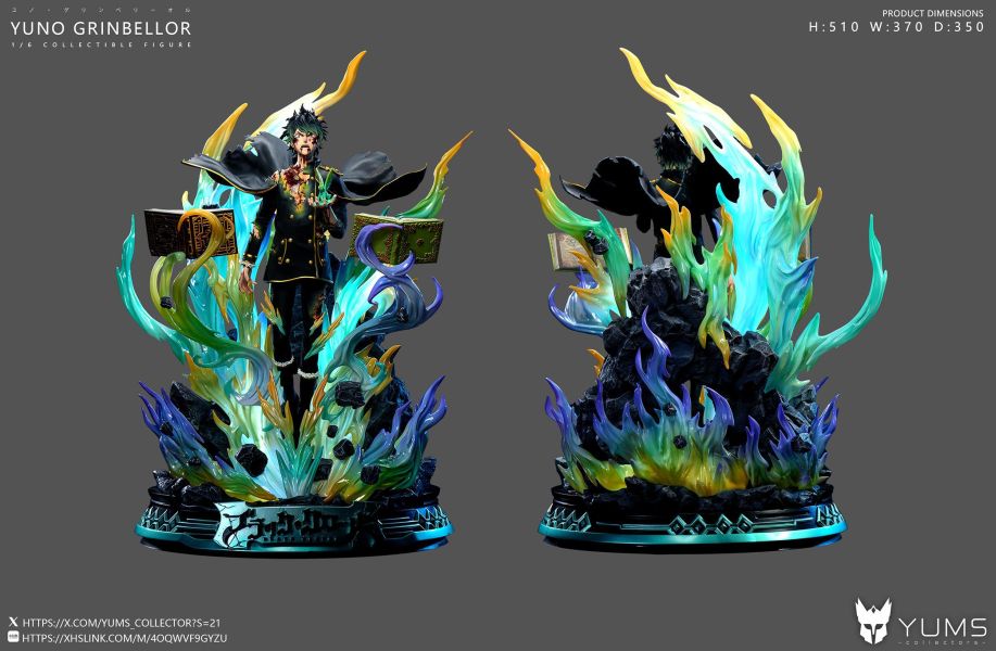 【預購】YUMS-Collectors > 黑色五葉草 > 黑桃王子 尤諾覺醒形態 YUMS-Collectors,黑色五葉草,尤諾,GK,玩具,收藏,擺件,模型,公仔,人偶,手辦,動漫