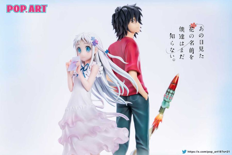 【預購】POP.ART > 我們仍未知道那天所看見的花名 > 1/6 未聞花名 本間芽衣子&宿海仁太 (雙版本) 我們仍未知道那天所看見的花名,未聞花名,本間芽衣子,宿海仁太,GK,玩具,模型,雕像,共鳴