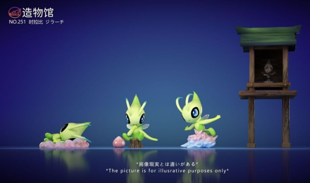 【預購】造物館>寶可夢>幻獸第二彈 雪拉比(三配色) 怪博士與機器娃娃,阿拉蕾,GK,玩具,模型,雕像,擺飾,收藏,共鳴