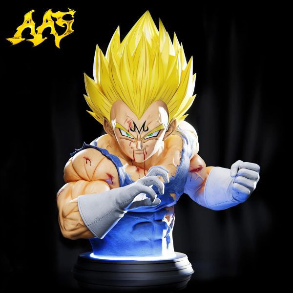 【預購】AAS>七龍珠>貝吉塔 & 悟空胸像 怪博士與機器娃娃,阿拉蕾,GK,玩具,模型,雕像,擺飾,收藏,共鳴