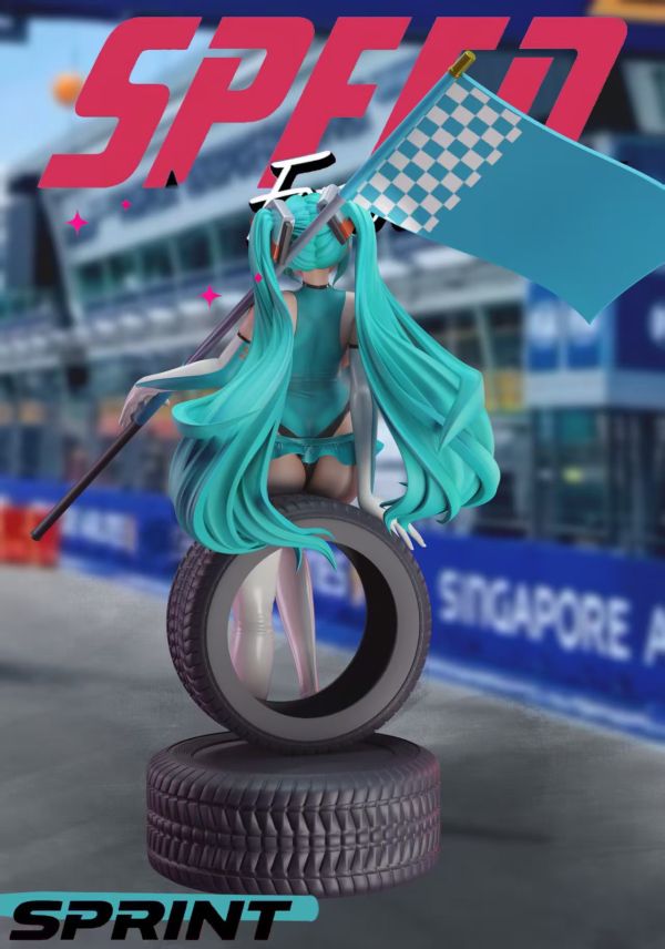 【預購】SC-Studio > 初音未來 > 賽車女郎 初音 Alice21,異度神劍,柔光欲焰,GK,玩具,收藏,擺件,模型,公仔,人偶,手辦,動漫