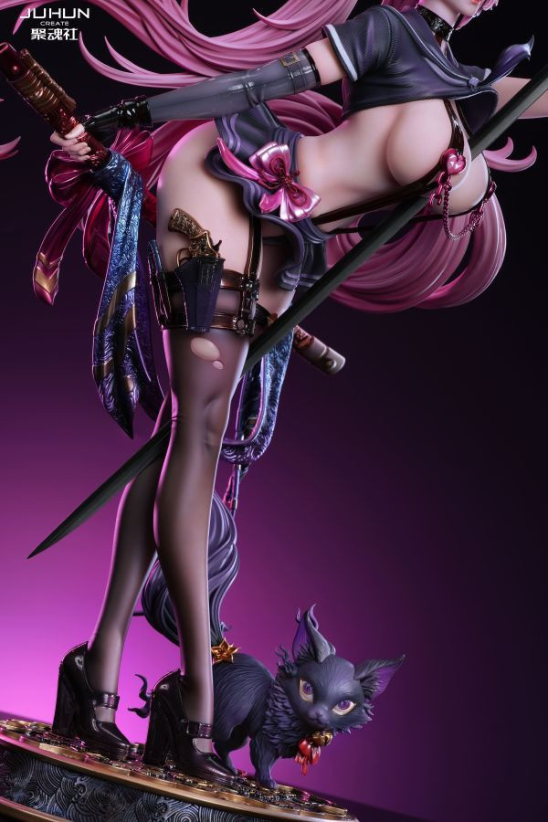 【預購】JuHunCREATEB聚魂社 > 原創IP > 1/4 斬鬼少女 月袂Aya 聚魂社,月袂Aya,GK,玩具,收藏,擺件