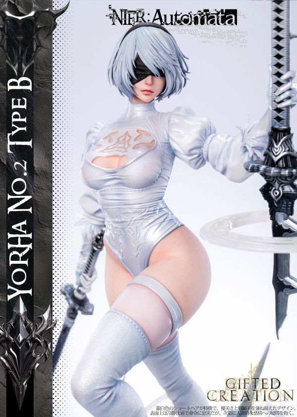 【預購】Gifted Creation > 尼爾自動人形&劍星 > 1/4 2B&伊芙的換裝時間 (多版本) 尼爾自動人形,劍星,2B,伊芙,GK,玩具,模型,雕像,共鳴