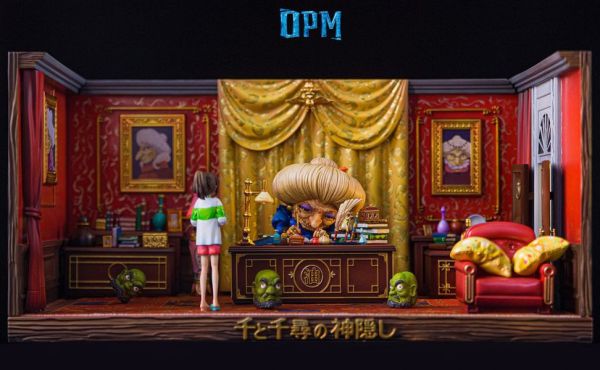 【售罄-代購/追加服務請洽客服】OPM-Studio>宮崎駿>千與千尋 湯婆婆的房間 七龍珠,Dragonball,布羅利,悟吉塔,超級賽亞人,賽亞人,GK,玩具,模型,雕像,共鳴