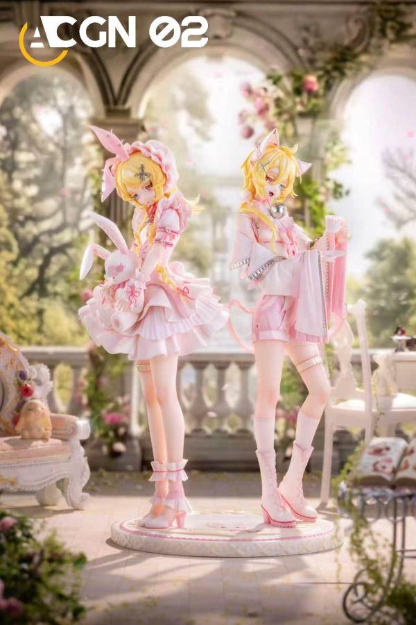 【預購】ACGN 02 > VOCALOID > 1/7 使魔雙子 鏡音連 & 鏡音鈴 (三版本) Absurd Studio離譜工作室,躲在超市後門吸煙的兩人,山田小姐,GK,玩具,收藏,擺件,模型,公仔,人偶,手辦,動漫