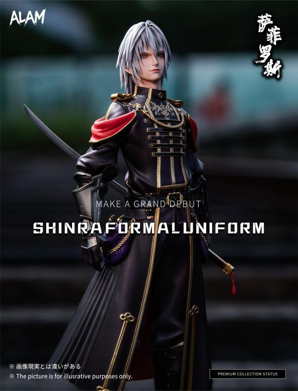 【預購】Alam-Studio > Final Fantasy最終幻想 > 1/4&1/6 軍禮服 少年賽菲羅斯 (雙比例) 最終幻想,賽菲羅斯,GK,玩具,模型,雕像,共鳴