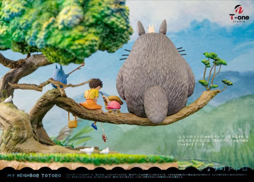 【售罄-代購/追加服務請洽客服】T-one-Studio > 宮崎駿 > 系列第一彈 龍貓池塘垂釣 七龍珠,Dragonball,布羅利,Armyant,Jackie幫,超級賽亞人,賽亞人,GK,玩具,模型,雕像,共鳴