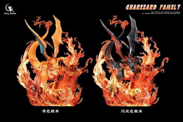 【預購】fairy精靈屋>寶可夢>初代御三家 噴火龍家族 七龍珠,Dragonball,布羅利,悟吉塔,超級賽亞人,賽亞人,GK,玩具,模型,雕像,共鳴