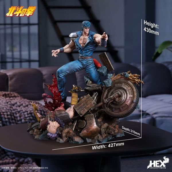 【預購】HEX Collectibles > 北斗神拳 > 1/6 拳四郎 ANIKINGDOM,集美殿堂,海賊王,索隆,燼,GK,玩具,收藏,擺件,模型,公仔,人偶,手辦,動漫