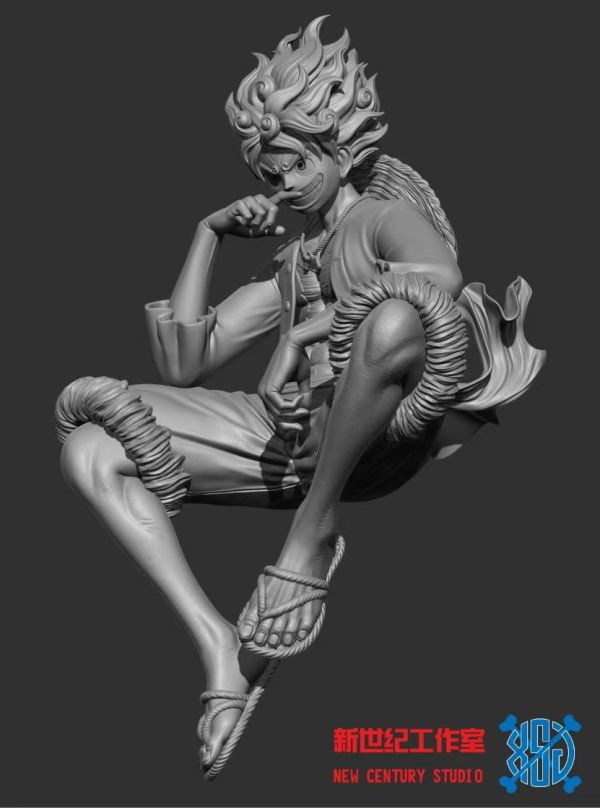 【預購】新世紀 & bull X 海賊王 白色戰士 月亮尼卡魯夫 月亮尼卡魯夫,白色戰士,海賊王,航海王,新世紀 & bull,GK,玩具,雕像,擺件,收藏