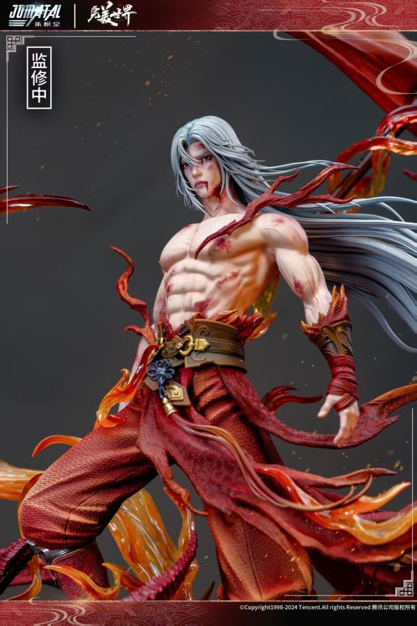 【預購】《正版授權》集模堂jomatal & 騰訊視頻 > 神印王座 > 1/6 紅衣石昊 神印王座,紅衣石昊,GK,玩具,收藏,擺件