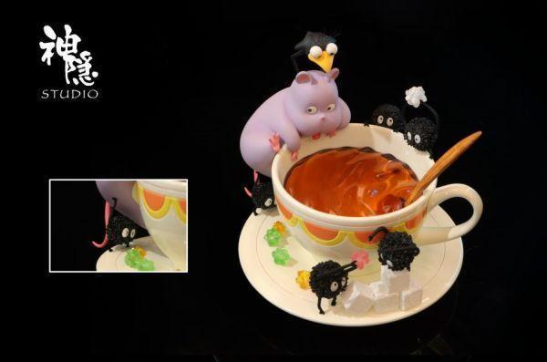 【補款】神隱工作室 > 宮崎駿 > 神隱少女 遇見系列 坊寶寶的治癒茶時 神隱工作室,宮崎駿,坊寶寶,GK,玩具,收藏,擺件,模型,公仔,人偶,手辦,動漫