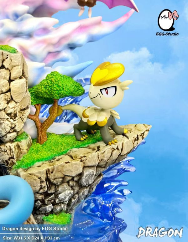 【已售罄，如欲追加請私訊客服@toykokoro】EGG阿蛋小作坊>寶可夢>龍系全家桶 快龍山谷 寶可夢,神奇寶貝,Pokémon,快龍山谷,龍系全家桶,EGG阿蛋小作坊,GK,玩具,雕像,擺件,收藏