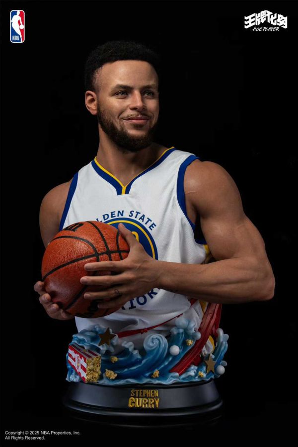 【預購】AcePlayer王牌化身 > NBA > 1/1 半身像 史蒂芬·柯瑞 NBA,史蒂芬·柯瑞,GK,玩具,模型,雕像,共鳴