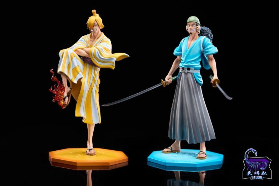 【預購】天蠍社>海賊王>WA系列 香吉士 & 騙人布 怪博士與機器娃娃,阿拉蕾,GK,玩具,模型,雕像,擺飾,收藏,共鳴