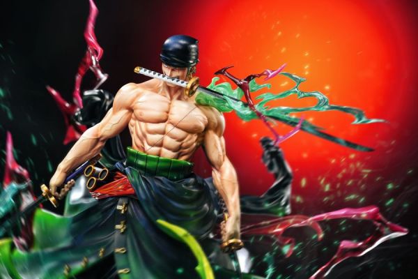 【預購】SY私域 & LX > 海賊王 > 草帽團共鳴系列第一彈 地獄之王 羅羅亞·索隆 海賊王,羅羅亞·索隆,GK,玩具,模型,雕像,共鳴