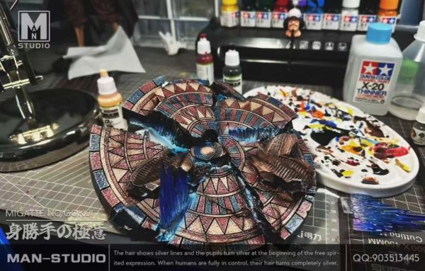 【補款】MAN-Studio>七龍珠>1/6 自在極意悟空(雙版本) 七龍珠,Dragonball,自在極意悟空,超級賽亞人,賽亞人,GK,玩具,模型,雕像,共鳴