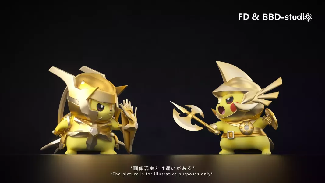 【預購】BBD-Studio & FD > 寶可夢 > 皮卡丘cos帝牙盧卡&帕路奇亞 (多版本) BBD-Studio,FD,寶可夢,皮卡丘,帝牙盧卡,帕路奇亞,GK,玩具,收藏,擺件,模型,公仔,人偶,手辦,動漫