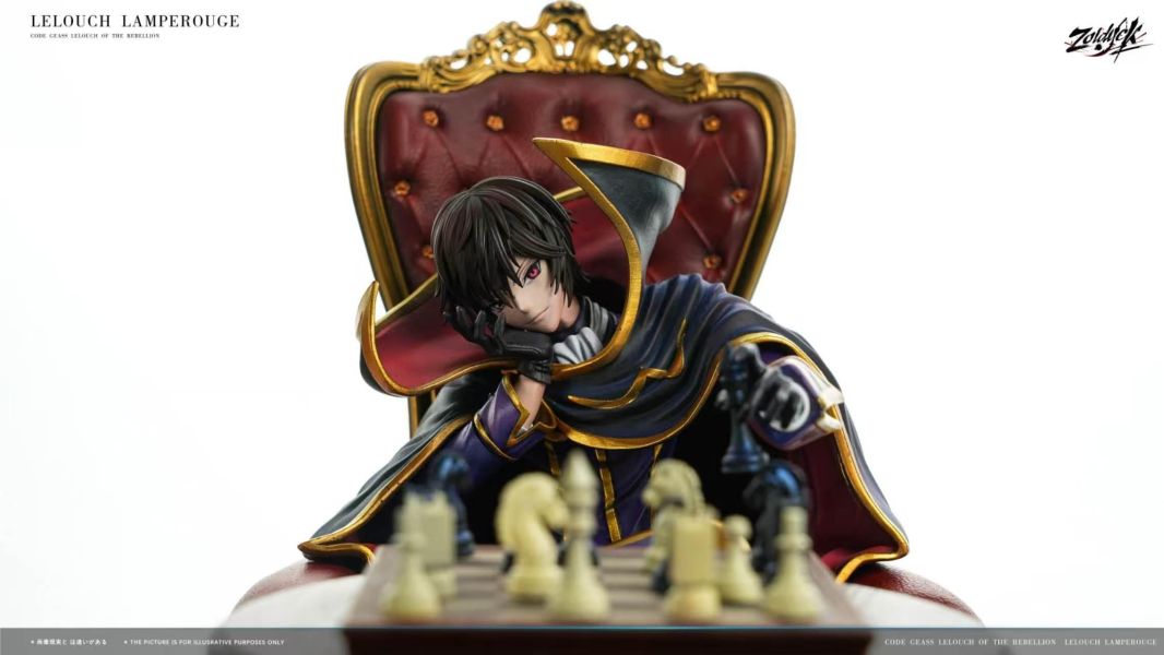 【預購】Zoldyck > Code Geass反叛的魯路修 > 1/6 下棋 魯魯修 Zoldyck,魯魯修,GK,玩具,模型,雕像,共鳴