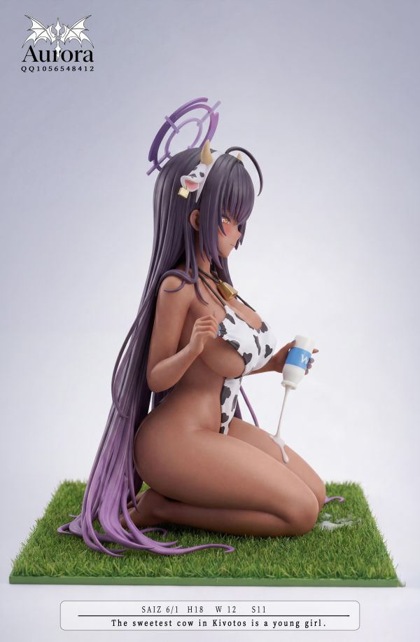 【預購】Au-Studio > 碧藍檔案 > 1/6 奶牛花凜 Lazy Cat,碧藍檔案,一之瀨明日奈,GK,玩具,收藏,擺件,模型,公仔,人偶,手辦,動漫
