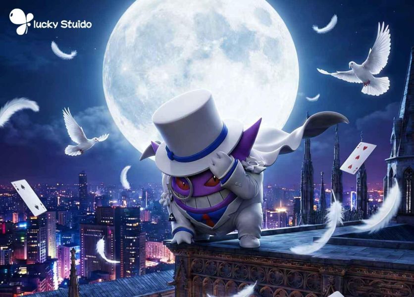 【預購】Lucky-Studio > 寶可夢 & 名偵探柯南 > 耿鬼cos基德 Lucky-Studio,寶可夢,名偵探柯南,耿鬼,基德,GK,玩具,收藏,擺件,模型,公仔,人偶,手辦,動漫