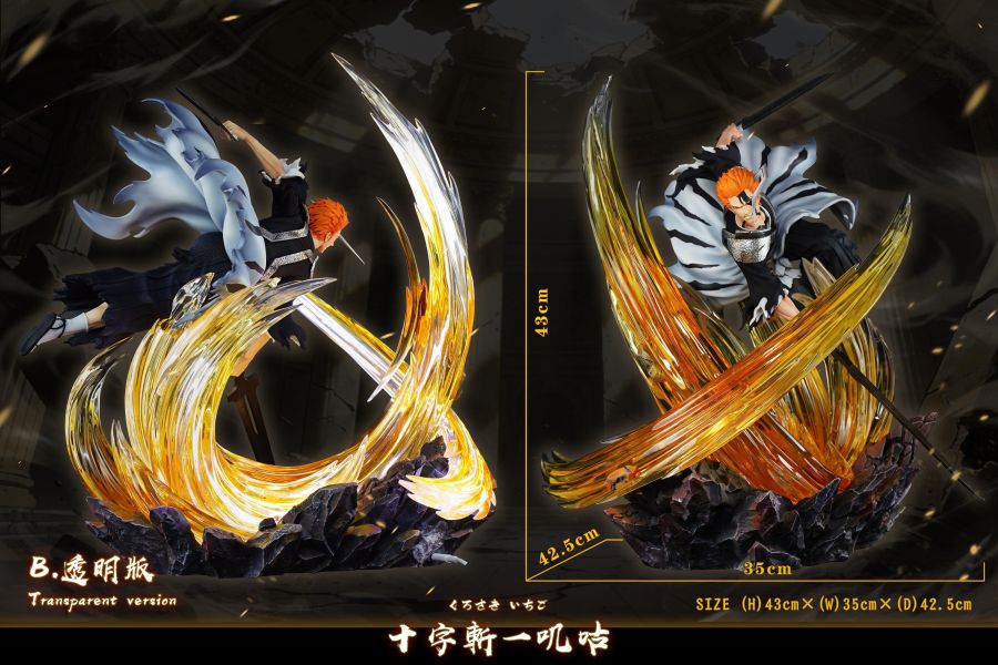 【預購】HXHENG & CHENG > BLEACH死神 > 雙刀十字斬 黑崎一護 (雙版本) HXHENG & CHENG,BLEACH死神,黑崎一護,黑崎一護GK,玩具,收藏,擺件,模型,公仔,人偶,手辦,動漫