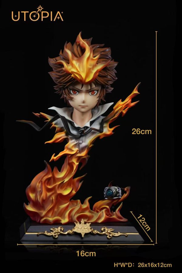 【預購】Utopia烏托邦 > 家庭教師HITMAN REBORN! > 沢田綱吉 藝術胸像系列雕像 Utopia烏托邦,家庭教師HITMAN REBORN!,沢田綱吉,GK,玩具,收藏,擺件,模型,公仔,人偶,手辦,動漫
