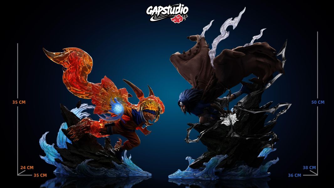 【預購】Gap-Studio > 火影忍者 > 哥倆02 終結之谷 漩渦鳴人 vs 宇智波佐助 映月工作室,原神,芙卡洛斯,GK,玩具,收藏,擺件,模型,公仔,人偶,手辦,動漫