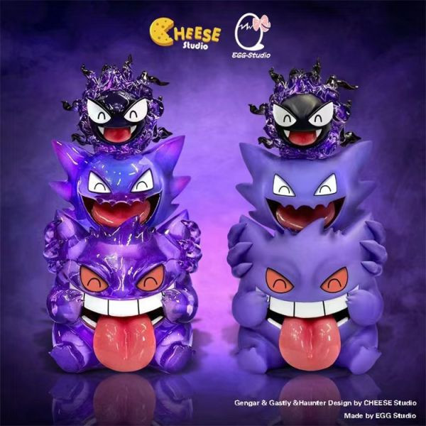 【售罄-代購/追加服務請洽客服】EGG阿蛋小作坊 & CHEESE奶酪>寶可夢>鬼鬼疊疊樂 & 調皮鬼 耿鬼 