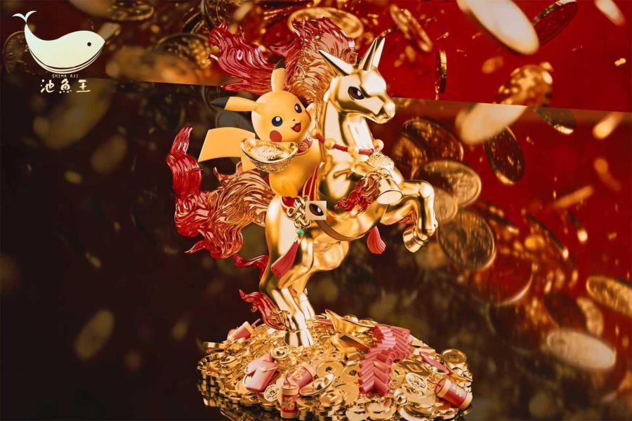 【預購】池魚王工作室 > 寶可夢 > 烈焰肥馬皮卡丘 (雙版本) 池魚王工作室,寶可夢,烈焰肥馬皮卡丘,GK,玩具,收藏,擺件,模型,公仔,人偶,手辦,動漫