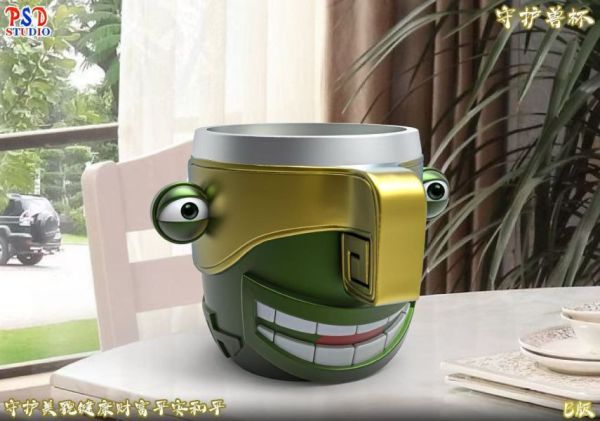 【預購】PSD-Studio>哪吒>乾杯系列 守護獸杯(雙版本) 怪博士與機器娃娃,阿拉蕾,GK,玩具,模型,雕像,擺飾,收藏,共鳴