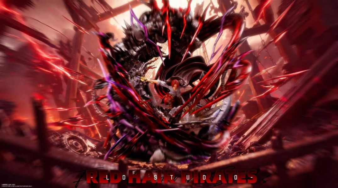 【預購】LD-Studio > 海賊王 > 海外私定 紅髮傑克(實色版) POPO,鏈鋸人,蕾潔,GK,玩具,收藏,擺件,模型,公人偶,手辦,動漫