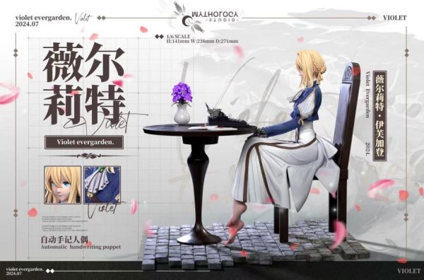 【售罄-代購/追加服務請洽客服】Mythology>紫羅蘭永恆花園>1/6 薇爾莉特·伊芙加登 七龍珠,Dragonball,布羅利,悟吉塔,超級賽亞人,賽亞人,GK,玩具,模型,雕像,共鳴