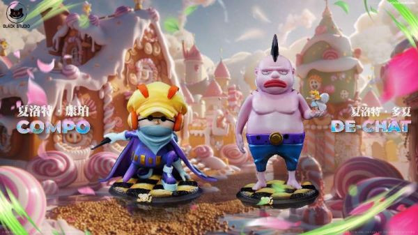 【預購】Black小黑 > 海賊王 > 大媽團系列補全共鳴計劃 康珀&多夏 (雙版本) Black小黑,海賊王,康珀,多夏,GK,玩具,收藏,擺件,模型,公仔,人偶,手辦,動漫