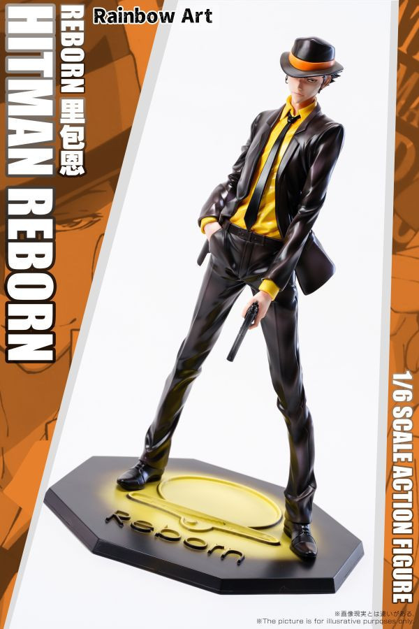 【預購】Rainbow Art > 家庭教師HITMAN REBORN! > 1/6&1/20 彩虹之子成年版系列 里包恩 (雙比例) (多版本) 家庭教師,里包恩,GK,玩具,收藏,擺件
