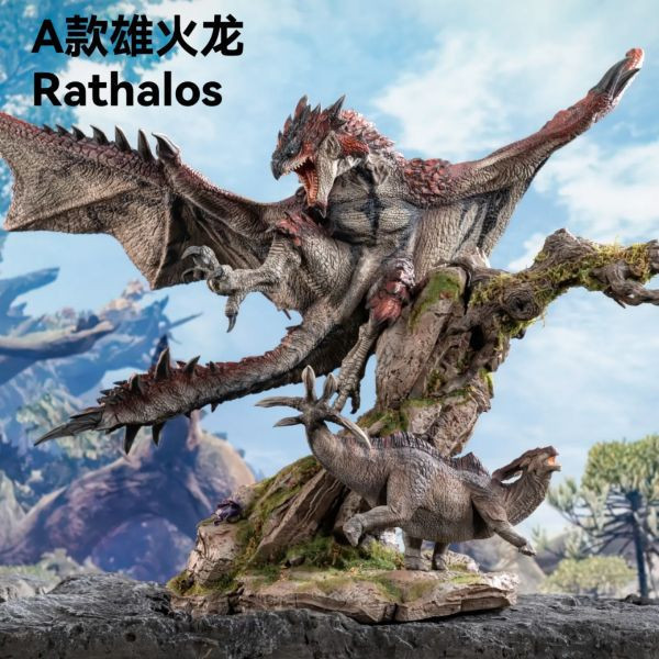 【預購】Dragon Frontier>魔物獵人>雄火龍 & 蒼火龍 & 銀火龍 怪博士與機器娃娃,阿拉蕾,GK,玩具,模型,雕像,擺飾,收藏,共鳴