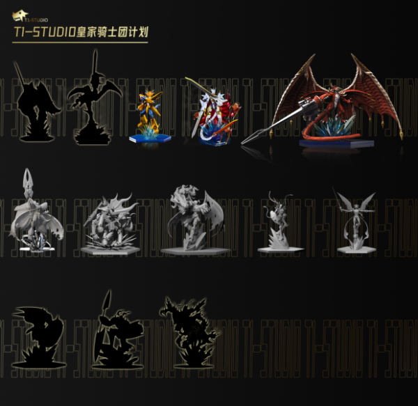 【預購】T1-Studio  > 數碼寶貝 > 皇家騎士共鳴系列 騎士領主 劍皇獸 數碼寶貝,劍皇獸,GK,玩具,模型,雕像,共鳴